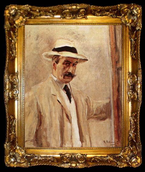 framed  Max Liebermann Self-Portrait, ta009-2
